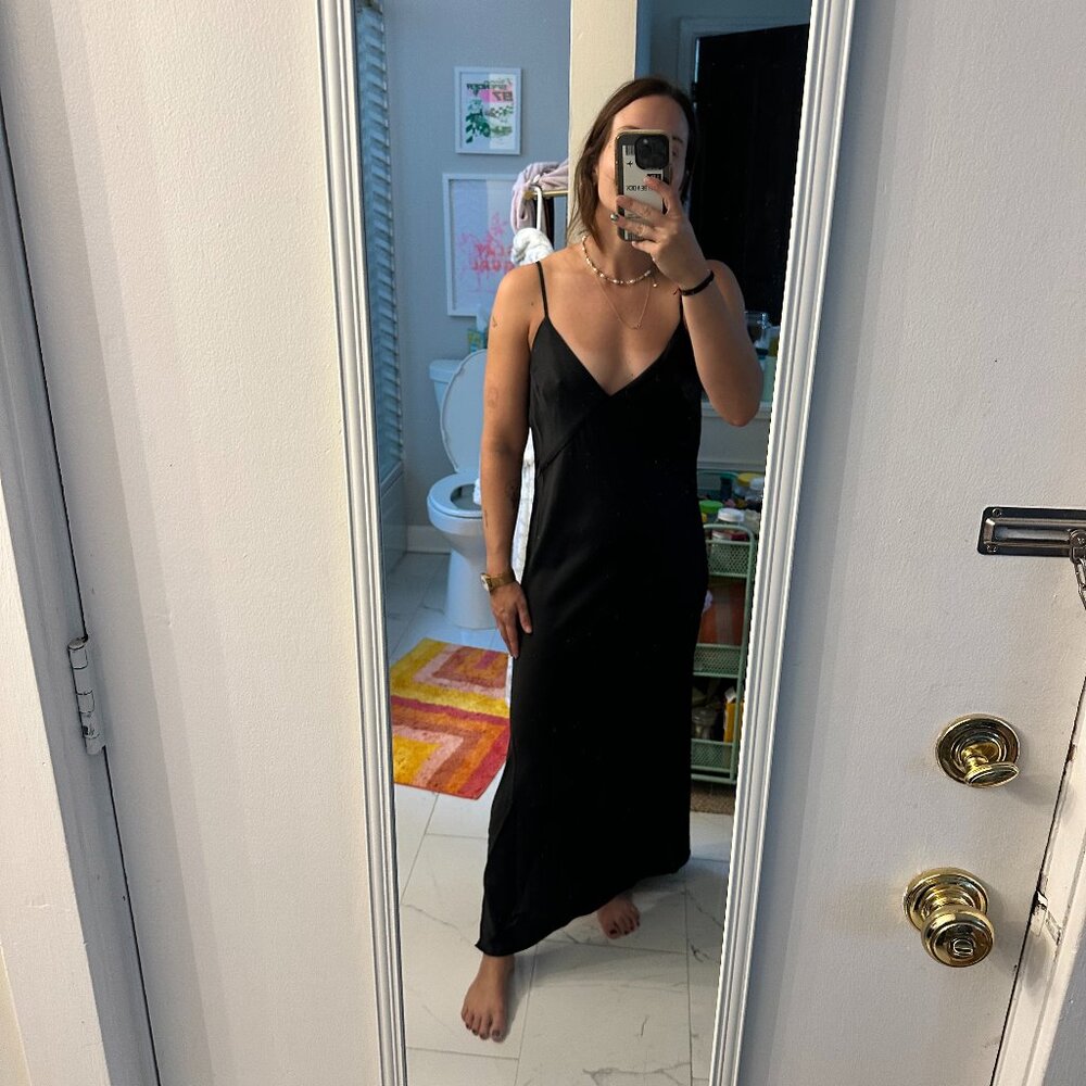 Black Slip Dress